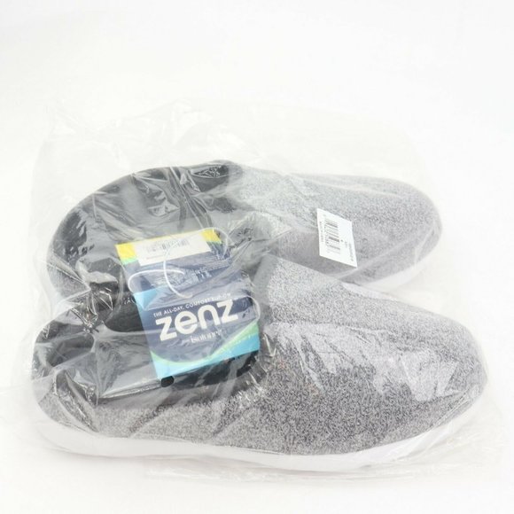 Isotoner Men's Zenz Sport Indoor/Outdoor Knit Slippers, Ash, Size 8 - Picture 1 of 6